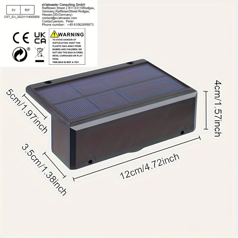 Luz Solar Para Exteriores, Aplique De Pared Para Patio, Patio, Exterior, 7 Formas, Aplique De Pared Superior, Interruptores Automáticos De Iluminación Nocturna