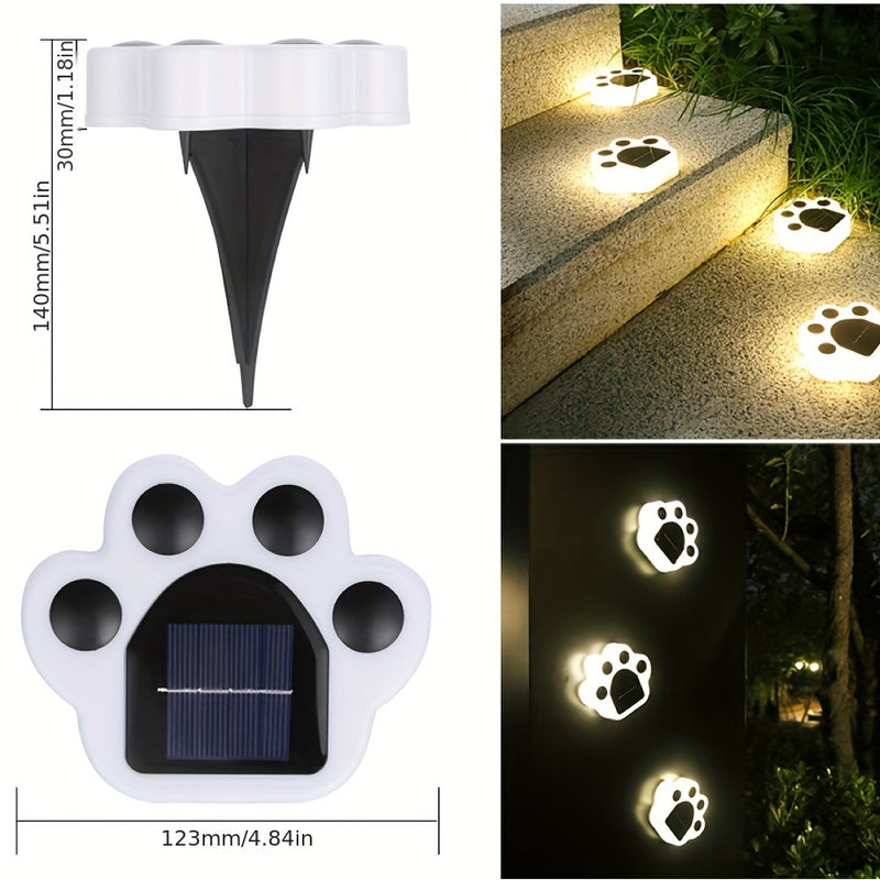 Linterna Solara de Pata de Oso con LED para Iluminación Exterior, Luz Decorativa de Paisaje, Luces Solares para Jardín, Luces de Césped para Caminos, Patio, Terraza, Entrada y Acera, Decoración Festiva