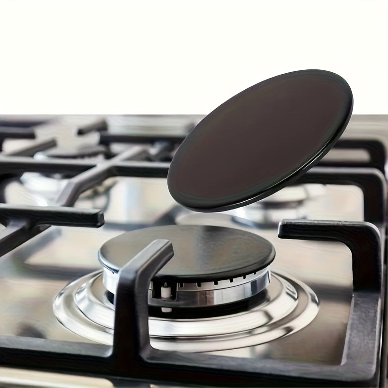 Paquete de 4 Cubiertas para Quemadores de Estufa de Gas de Aleación de Aluminio SABAF - Elegantes en , Duraderas y Fáciles de Limpiar, Ideales para Uso Doméstico en la Cocina, Protección para Quemador de Gas | Superficie Pulida | Construcción Resistente,