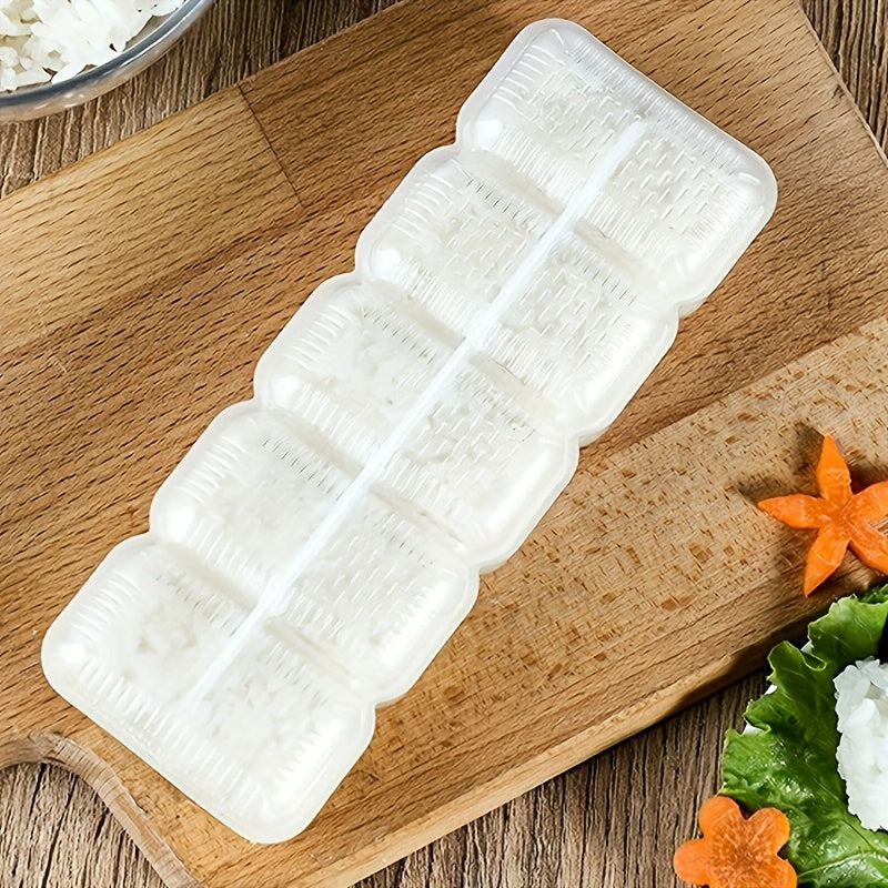 1pc Molde De Sushi Nigiri Arroz Bola 5 Rollos Fabricante Herramienta De Hacer Sushi Antiadherente, Gadgets De Cocina, Accesorios De Cocina