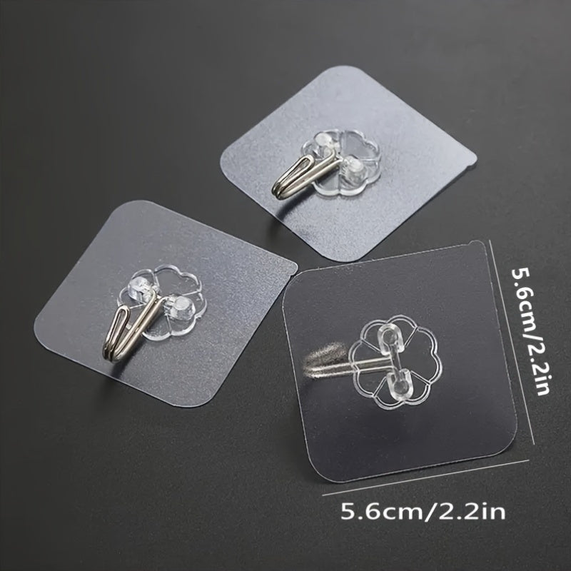 10/7 ganchos adhesivos resistentes para cocina, soporte de pared para baño con ventosas sin taladro, ganchos multifuncionales para toallas y almacenamiento, diseño elegante de metal para cocinas y baños modernos, ganchos utilitarios