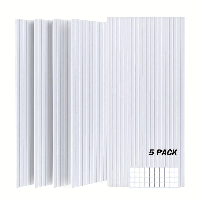 5 Paquetes de Paneles Acústicos Grandes, 119.38 x 60.96 x 1.02 cm, Paneles de Amortiguación de Sonido Autoadhesivos, Paneles de Pared Absorbentes de Ruido, Insonorización para Estudio en Casa Oficina Sala de Juegos