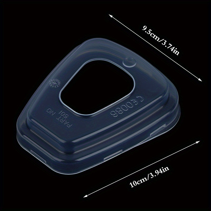 Conjunto de 10 adaptadores de filtro 501 para estuches retenedores antipolvo serie 6000/7000 - Cubiertas de repuesto duraderas de plástico con filtro 5N11, diseño transparente para 6800 6001 5N11 5P71 7502 6200 (Compatible con mercado secundario), cubier