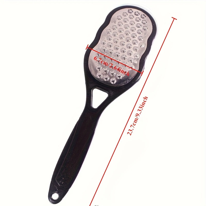 2 piezas, eliminador de pies y masajeador de luz muerta beige - Eliminador de plástico no eléctrico sin alcohol para heridas crónicas, eliminación y exfoliación, uso doméstico - No se necesita energía, eliminador de heridas, herramienta para remojo de pi