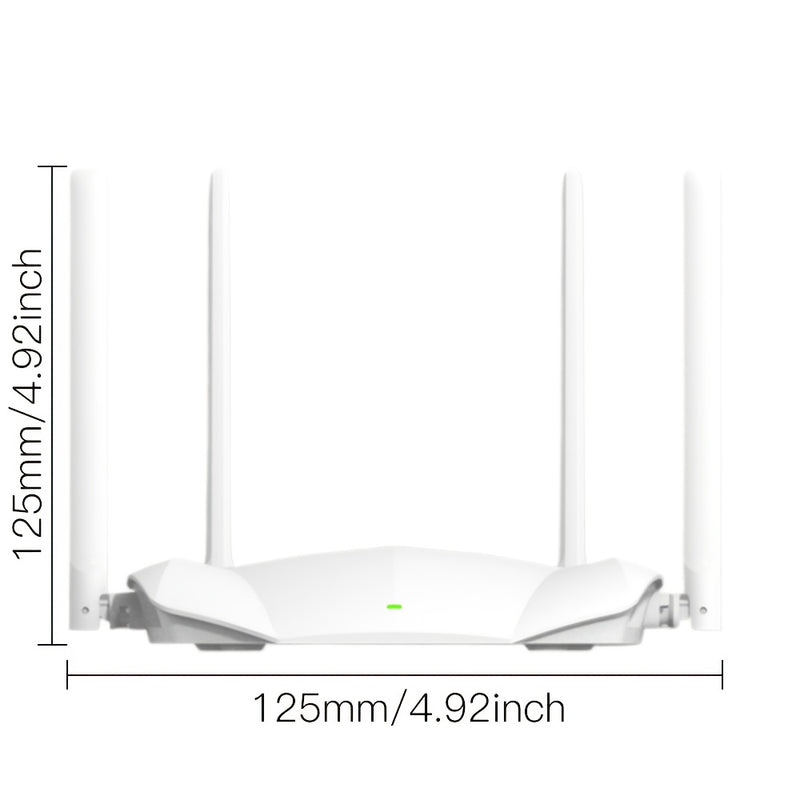 Ruta AC1200 de doble banda Gigabit WIFI 5, con una velocidad de transmisión de 1167Mbps, rica en rendimiento y alta integración, soporta la última tecnología WiFi 802.11ac, utiliza tecnología de multiplexado de señal inalámbrica MIMO, cumple plenamente c