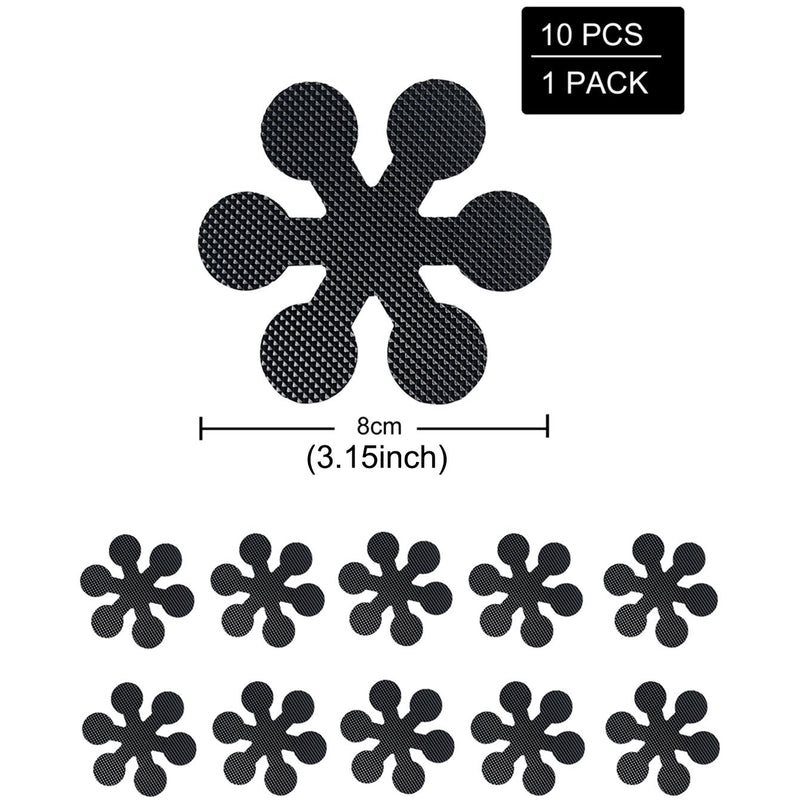 10 Uds pegatinas antideslizantes para bañera, pegatinas antideslizantes en forma de flor para baño, bañera, ducha, suelo, escaleras