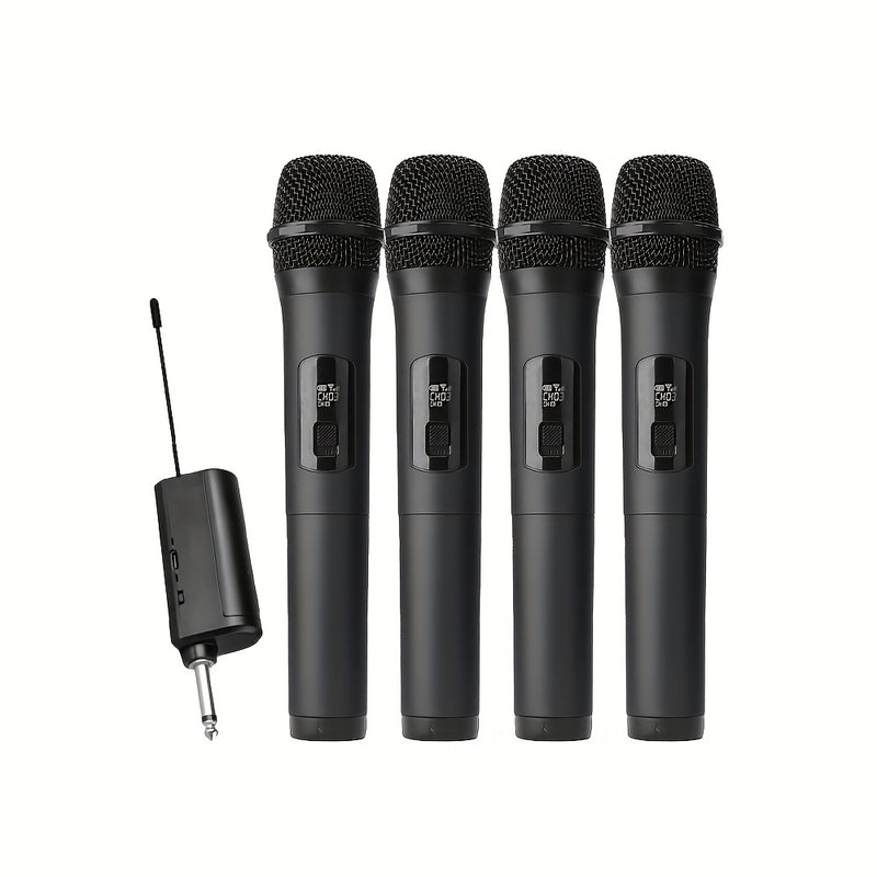 Sistema de micrófono inalámbrico LMBGM W-2-4Bk, batería de litio recargable serie 18650, 800 mAh, carga USB, carga de puerto tipo C, con indicador de batería, conector de 6,35 mm, potencia nominal máxima de 2,6 W, potencia nominal mínima de 0,05 W, volta