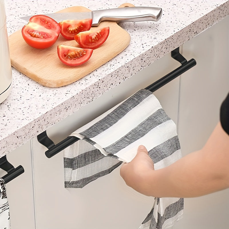 Toallero de Acero Inoxidable - Sin Taladro, Ganchos de Pared para Armario, Diseño Moderno, Duradero y Silencioso para Cocina y Baño, Requiere Electricidad, Electrodomésticos de Cocina, Electrodomésticos de Baño
