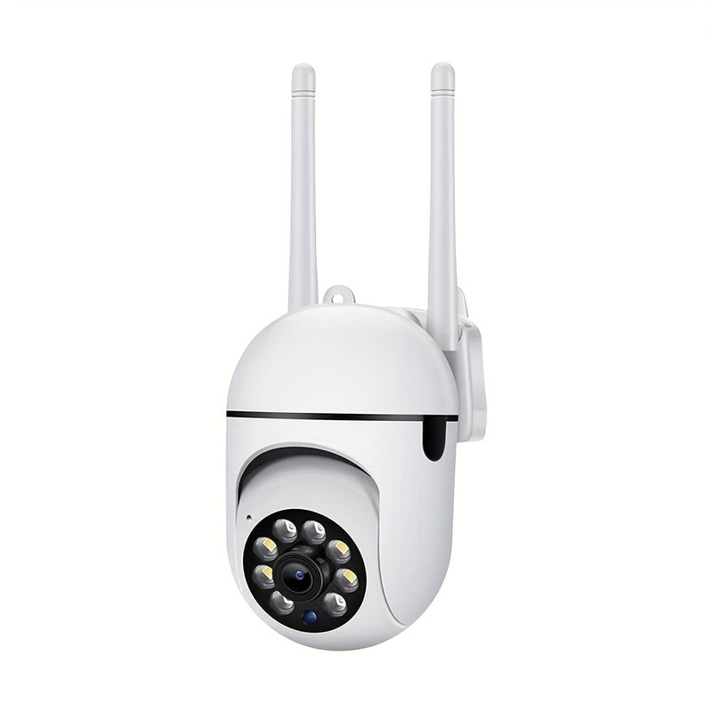 Ourlife HD 1080P Cámara de Seguridad, Smart WiFi Vigilancia Doméstica con Auto Tracking, Monitor de Vídeo IP Inalámbrico para Exterior con Detección de Humanos/Petros, Día & Noche, 2.4GHz Wi-Fi, 1080P 2.4G Protección de Seguridad, Visión Noche, Sistema d