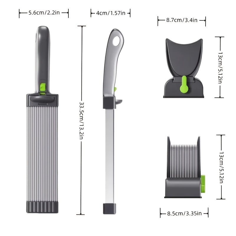 Cortador Manual de Acero Inoxidable para Carne y Verduras - Rebanadora Rápida con Ventosa Ajustable para Cortes Suaves, Herramienta de Cocina Multifuncional para Carne, Verduras y Más