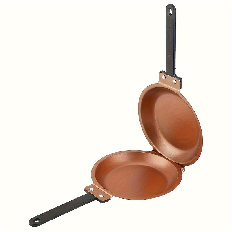 EZDEXIAOWU -HB, un molde para pasteles, un sartén plegable mexicano, un sartén de doble cara, un sartén plegable para desayuno, perfecto para cocinar todos los días (se recomienda cocinar a fuego medio o bajo, utilizando una espátula de silicona).
