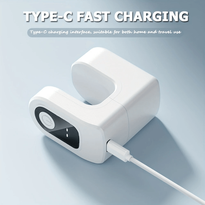 Mini Lámpara Portátil para Uñas con Pantalla Digital y Carga USB, Ideal para Gel de Endurecimiento en Hogar y Salón