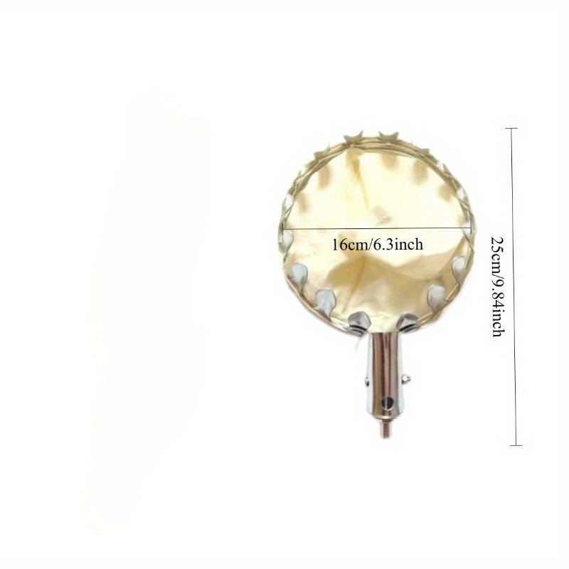 1pieza Herramienta de recolección de frutas - Mango ergonómico de largo alcance con bolsa roja para manzanas, caquis, ciruelas y más - Dispositivo manual portátil para recolección de frutas para huertos y jardines caseros, herramienta de recolección de f