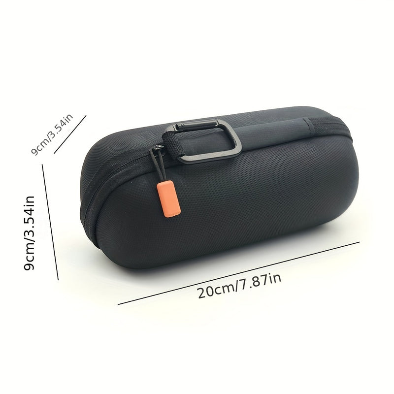 Estuche de altavoz EVA para Flip 3/4/5/6, bolsa de transporte protectora resistente a los golpes, almacenamiento portátil al aire libre con asa, negro, Flip 3.0, material EVA, almacenamiento portátil al aire libre con asa, estuche de altavoz.