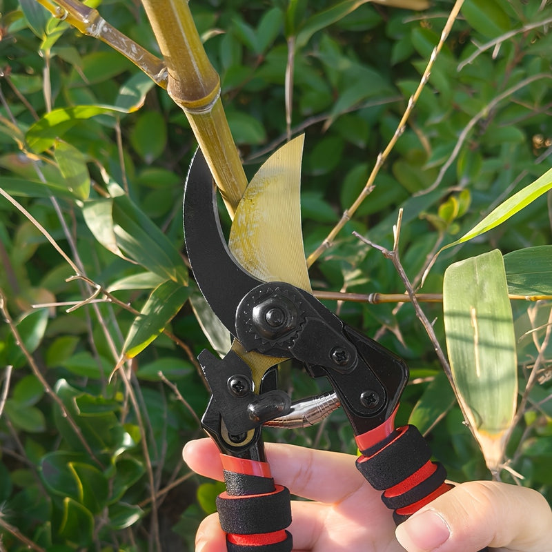 Herramienta de Podar Jardinería Multifuncional, Cortatijas Manuales Súper Afilados y Resistentes, Tijeras Profesionales Multipropósito para Plantas, Flores y Arbustos