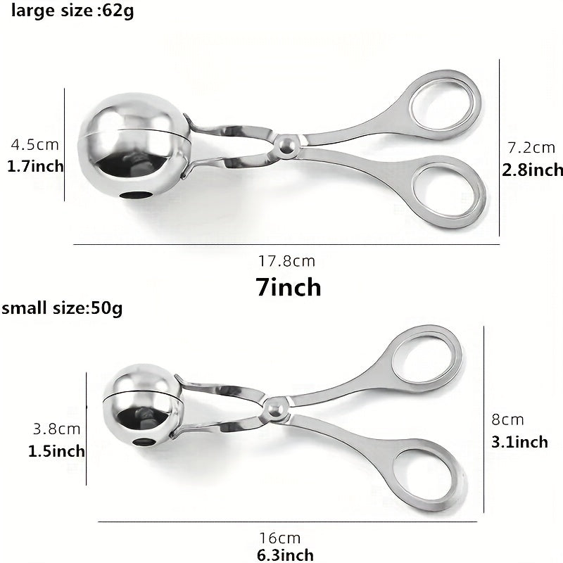 1 pza. Máquina para hacer albóndigas, máquina para hacer albóndigas de acero inoxidable 304, utensilios de cocina, accesorios de cocina