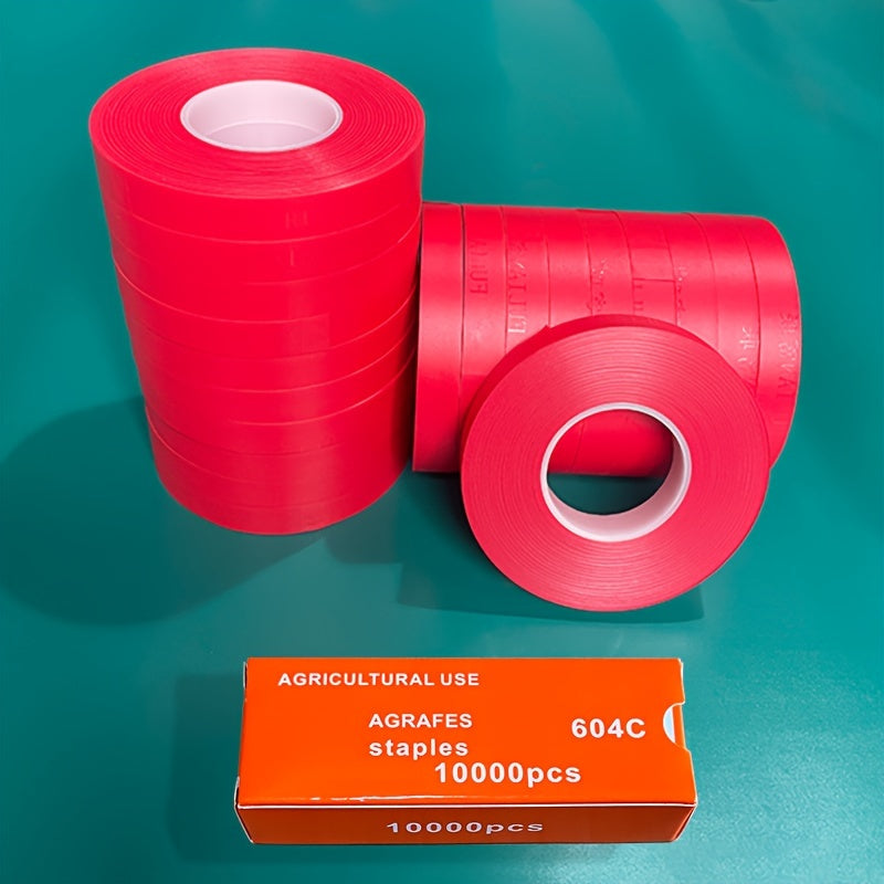 20 rollos de ataduras de PVC de alta resistencia para plantas - Impermeables y resistentes a la intemperie, adecuadas para uvas, tomates, enredaderas, etc. - Una herramienta de jardinería imprescindible