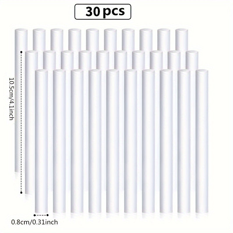 10/20/30 Piezas, Paquete, Filtro De Humidificador De Repuesto, Alta Absorción Y Elasticidad Algodón PC Para Aromaterapia Y Producción De Niebla