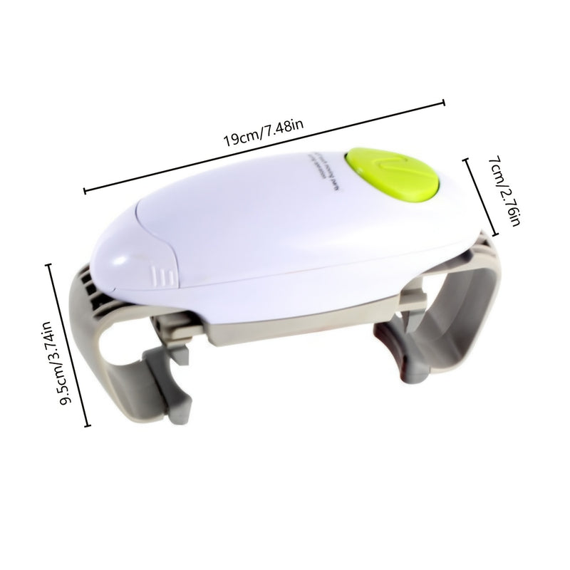 2025 Nuevo Abrelatas Eléctrico de Doble Mango - Herramienta Portátil para Cocina con Batería, Diseño Ergonómico para Uso Fácil con una Mano, Ideal para Personas Mayores y Artritis (36V, Batería No Incluida), Utensilio Moderno y Duradero, Accesorio de Coc