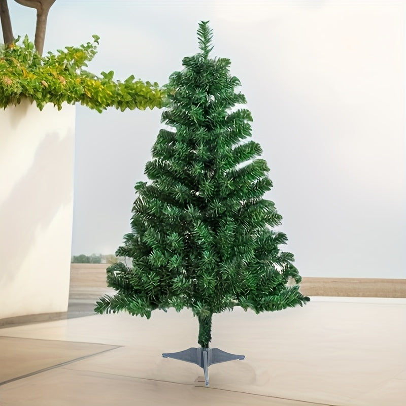 Árbol de Navidad Artificial de 120 cm - Diseño Realista de Abeto Verde, No Necesita Montaje, Perfecto para Decoración del Hogar y las Vacaciones, Plástico/Metal Duradero, Uso en Todas las Estaciones, Decoraciones de Navidad