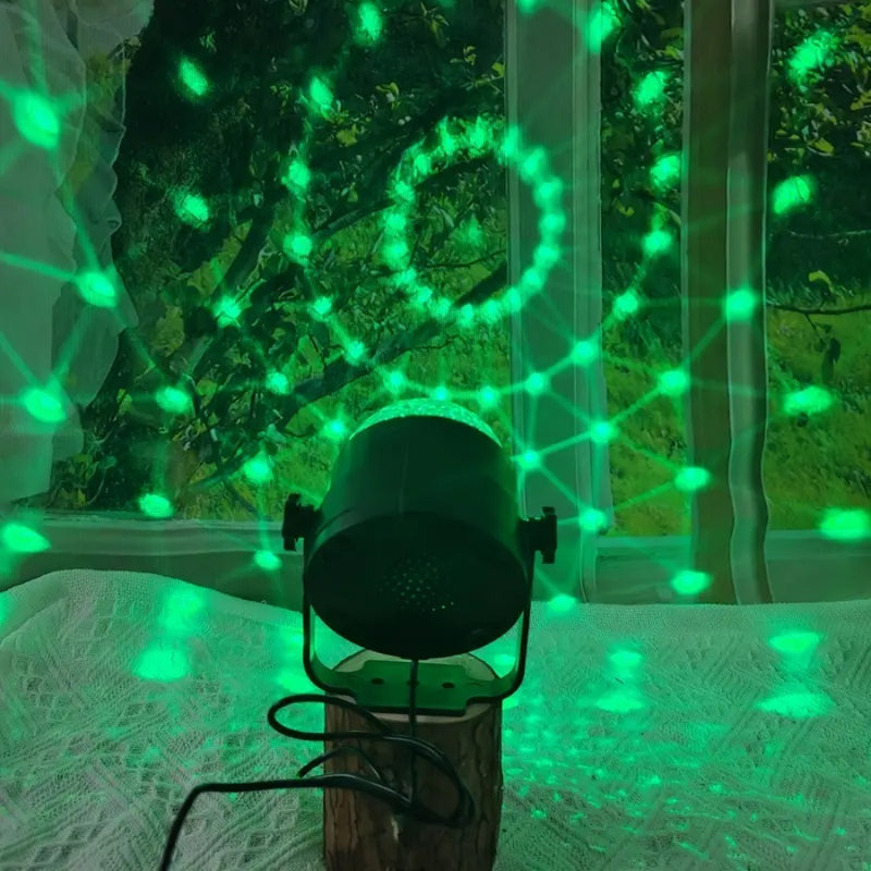 Luz de escenario LED portátil alimentada por USB con control remoto - Negro, iluminación ambiental para uso interior, material ABS, voltaje de funcionamiento de 5V, ideal para decoración de escenarios y habitaciones, iluminación de escenario | Luz LED mo