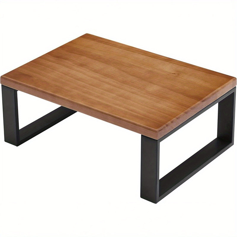 Silla multifuncional de madera dura - Estilo moderno, fuerte y duradera, ideal para cocina y comedor, fácil de ensamblar, portátil con marco de metal negro, versátil para cambiar zapatos o como escalera, construcción de madera duradera.