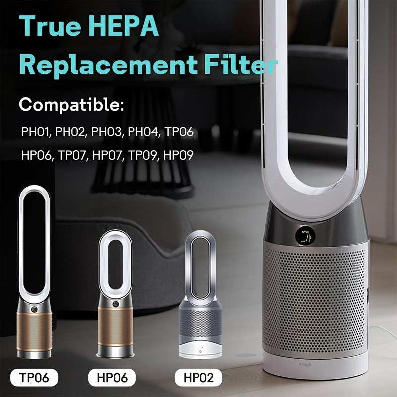 1 Pieza, Filtro De Reemplazo 2 En 1 Hepa+Carbono Compatible Con Dyson Tp06 Hp06 Ph02 Ph01 Ph03 Ph04 Hp09 Tp09 Hp07 Tp07 Tp10 Hp10, Grado H13 True Hepa