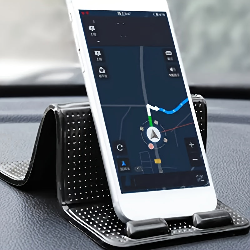 Soporte de teléfono para coche multifuncional - Resistente al calor, antideslizante, con agarre seguro, compatible con navegación GPS y conducción sin manos, montaje de teléfono para coche, montaje de teléfono para coche, seguro, duradero.