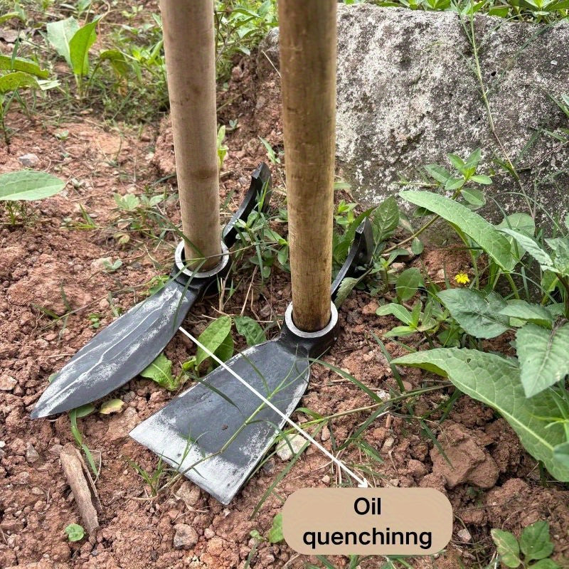 Pala profesional de acero forjado con mango de madera - Capacidad de 136,08 kg, diseño ergonómico para jardinería, paisajismo, agricultura y construcción - Pala de forja invertida manual, herramienta de jardinería, agarre cómodo, construcción duradera
