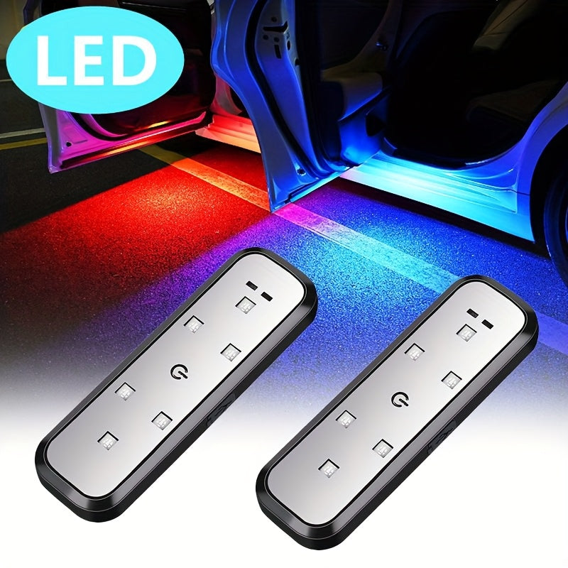 Alarma magnética para puertas, luz automática de apertura, luz LED de bienvenida, indicador luminoso de apertura