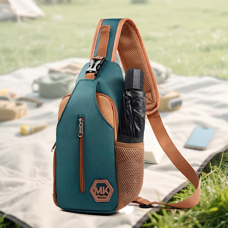 Bolso cruzado para hombre, nuevo y moderno, bandolera portátil, mochila pequeña de un solo hombro para salir, bolso para celular, marca de moda, simple y ligero, bandolera casual deportiva, también para mujeres
