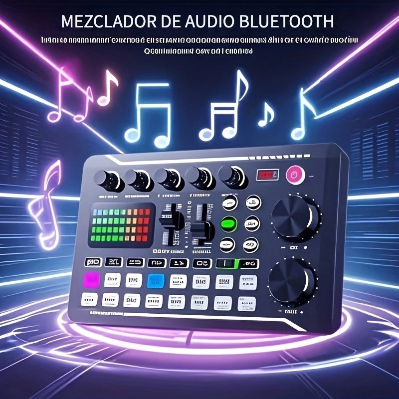 Conexión directa USB y arranque instantáneo, interruptor de interfaz completa para mezcla DJ y cambio de voz en segundos! Batería de litio duradera, cuerpo portátil, versátil para transmisiones en vivo y juegos, abriendo una nueva experiencia de creación