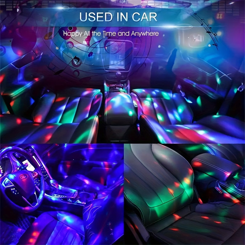 Bola de cristal LED mágica, luz colorida para fiestas, DJ, discoteca, KTV, bar, luz de ambiente brillante.