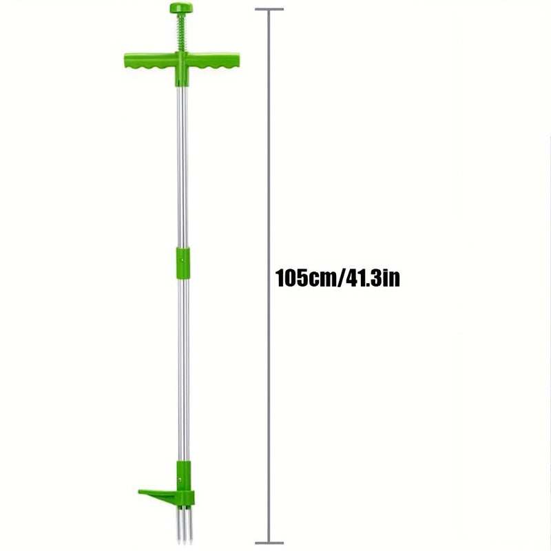 Desmalezadora Manual de Pie TATUKIKO - Herramienta de Jardín Metálica Resistente con Mango Ergonómico, Sin Necesidad de Electricidad para Césped, Patio y Huertos de Verduras, Equipo de Cuidado del Césped, Diseño Estable, Construcción Duradera, Uso Prolon