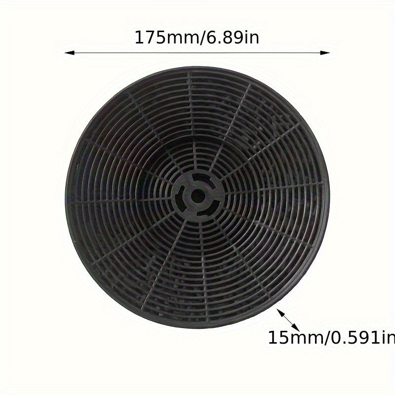 2 Piezas Filtro de Carbón Activado para Campana Extractora 175mm*175mm*15mm - Absorción de Olores y Purificación del Aire