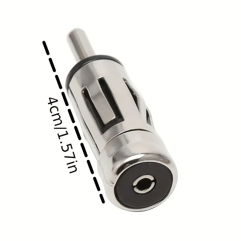 4 Piezas de Conector de Antena para Auto de Alta Calidad, Conector Doble Ala, Cabeza de Conversión para Antena de Radio y Navegación