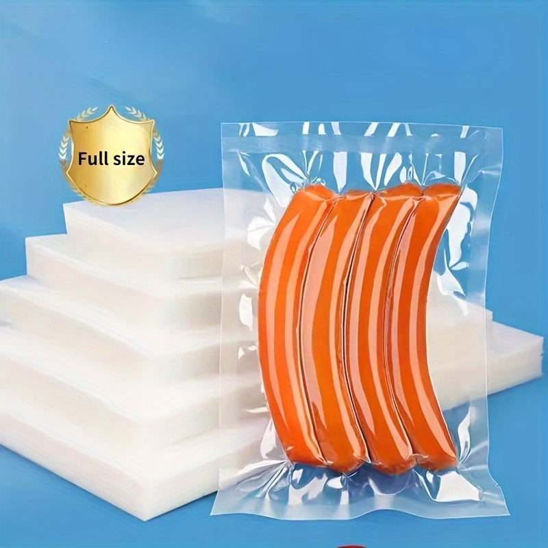 100pcs Bolsas de Sellado al Vacío Premium - Grado Comercial para Almacenamiento y Frescura de Alimentos, Ideales para Cocinas Domésticas, Compatibles con Todas las Máquinas Selladoras al Vacío