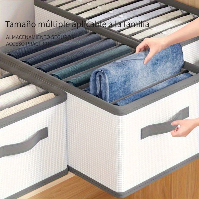 1/3 piezas, cesta de almacenamiento plegable para cajones, tejido no tejido, organizador de ropa interior, calcetines, sujetadores, regalo del Día del Padre, organizador de cajones | Multifuncional | Ligero, ropa con asa, bolsa de almacenamiento para caj