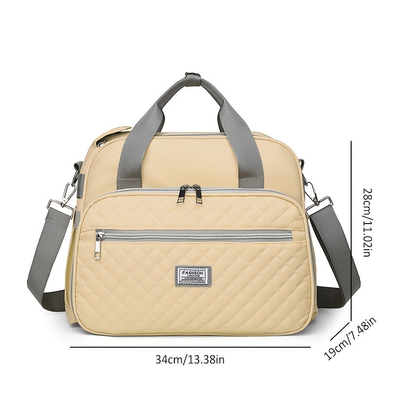 New Fashion Bolsa de Almuerzo de Gran Capacidad, Bolso Bandolera Ligero y Portátil para Salidas Casuales, No Contacto con Comida, Ideal para la Escuela