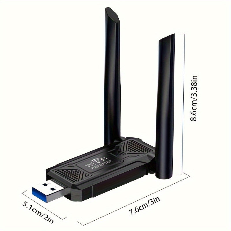 Repetidor inalámbrico de largo alcance USB Wifi, Amplificador de señal, 2.4G, 300Mbps