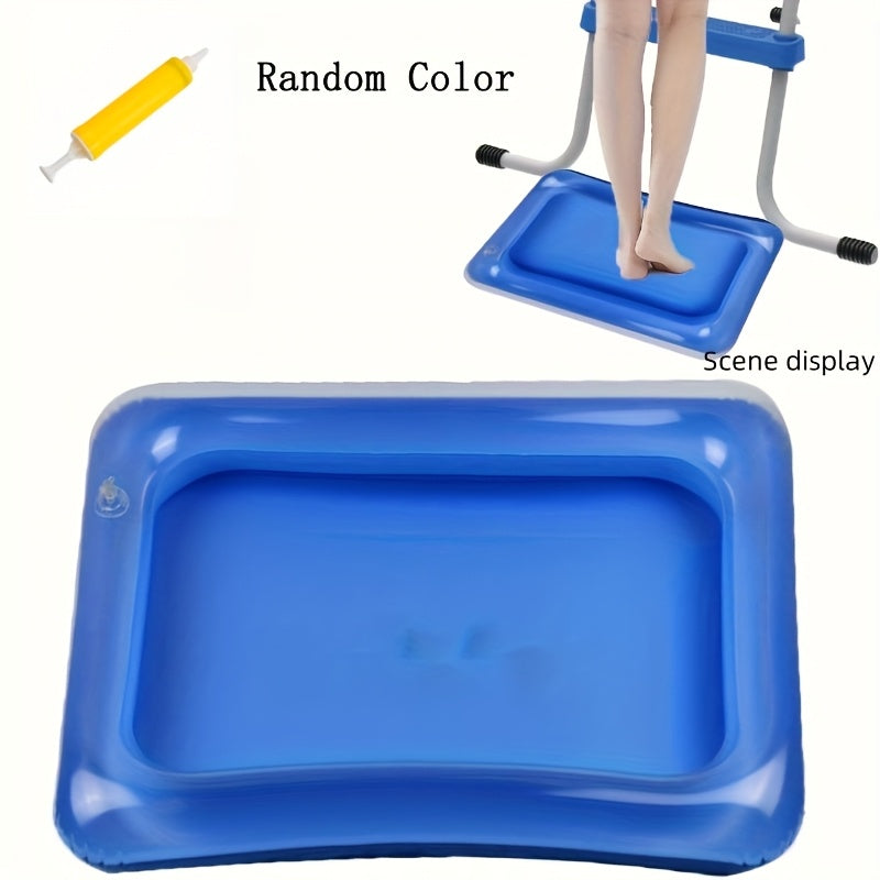 2/1 piezas, juego de baño de pies inflable cuadrado, baño de pies portátil, escalera de entrada para piscina, juego de pedicura para limpieza de piscina