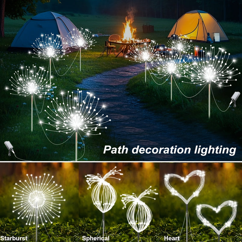 Conjunto de 4 Luces Solares para Jardín Exterior, Lámpara de Medusa con 8 Modos de Iluminación, Regalos de Decoración para Ramadán y San Valentín, Luz LED de Ambiente Romántico, Adecuada para Fiestas al Aire Libre, Bodas, Camping, Cafeterías, Luz Exterio
