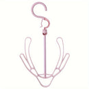 Organizador de Zapatos Duradero con Múltiples Ganchos - Verde Pastel y Azul, Ahorrador de Espacio para Uso Interior/Exterior, Balcón, Entrada, Armario, Diseño Elegante y Ligero, Secado de Calzados