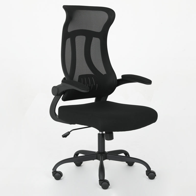 Silla de Oficina Ergonómica con Respaldo Alto y Malla Transpirable - Asiento Cómodo para Escritorio de Computadora para Empleados, Fácil de Limpiar