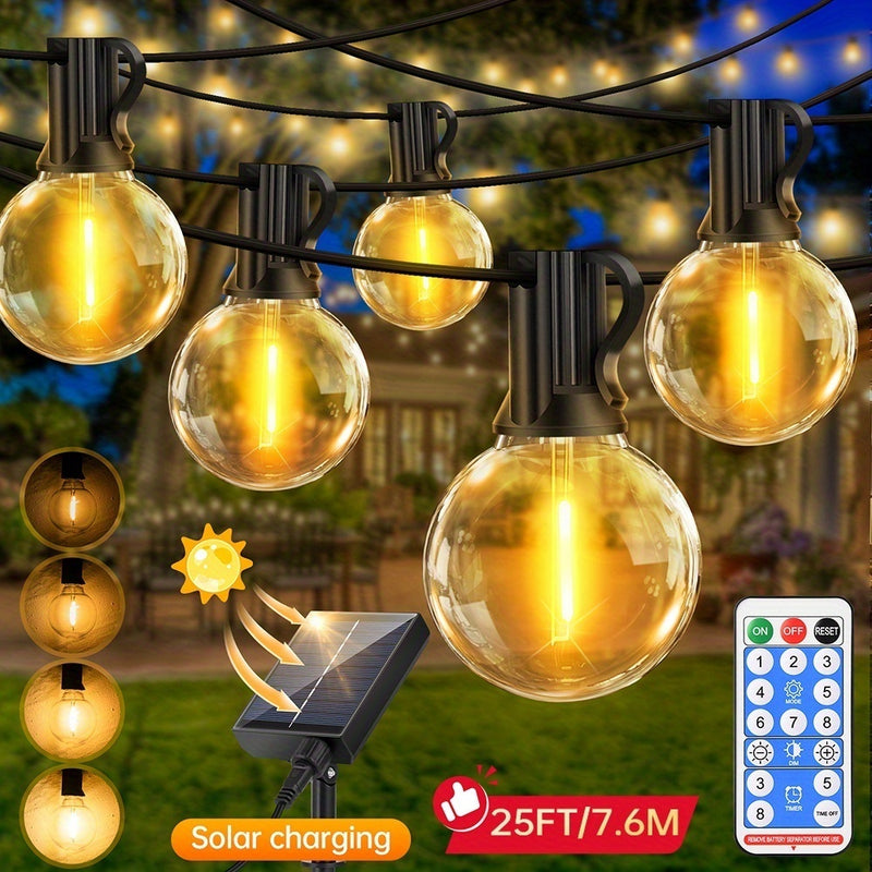 7.62/10.67/15.24/19.81/24.99/30.48 metros, apto para uso interior y exterior, con múltiples modos de iluminación, ajustable por control remoto y brillo regulable, ideal para fiestas en el jardín y decoración del hogar IP65