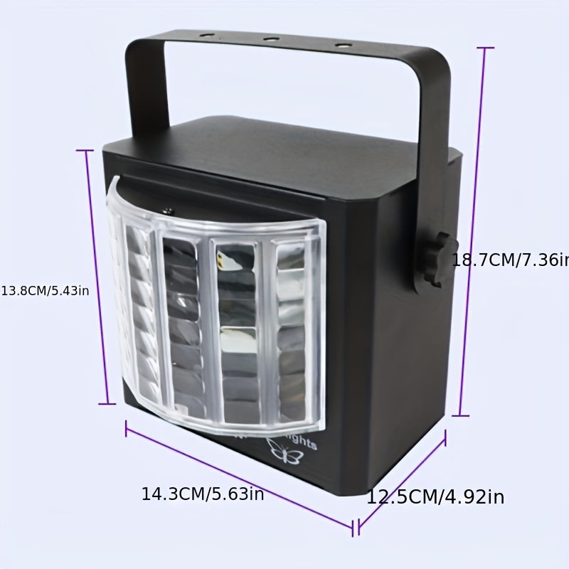 1PCUSB Luces Estroboscópicas Portátiles con Control Remoto y Activación de Sonido, Iluminación RGB para Fiestas en Interiores, Decoración para Baños, Karaoke, Salas de Baile, Cumpleaños, Día del Padre, Día de la Madre, Día de los Inocentes y Diwali, Sumi