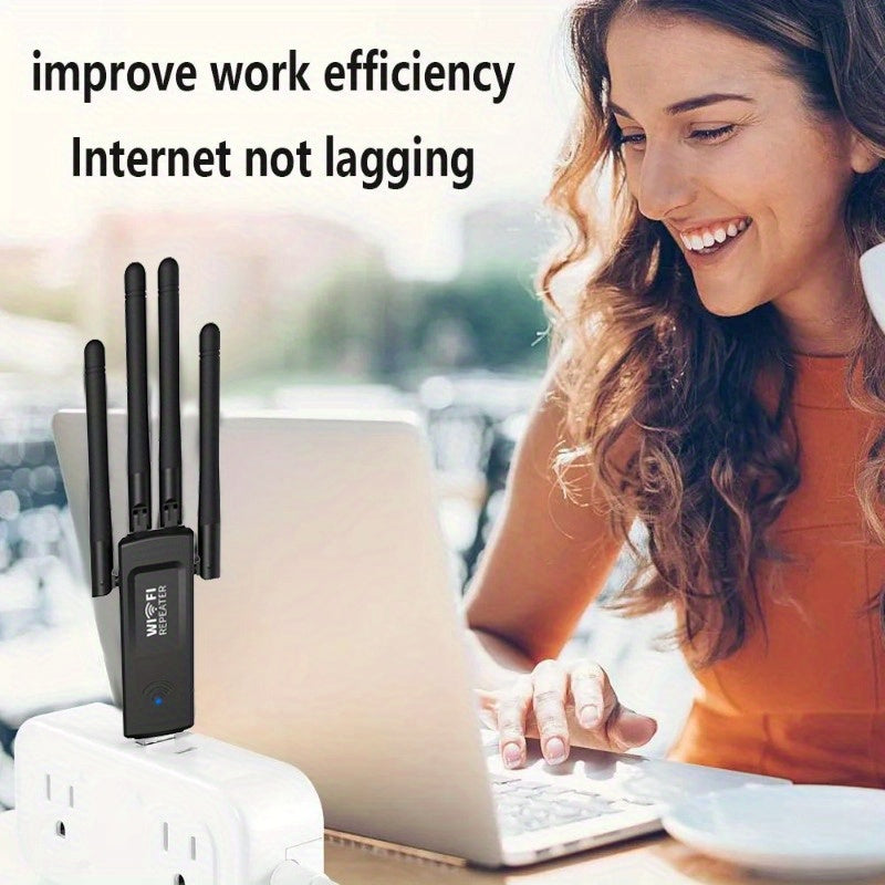 Repetidor inalámbrico USB WiFi de 300 Mbps, amplificador de señal WiFi 2.4G, extensor de red doméstica, amplificador de señal, extensor de red de largo alcance.