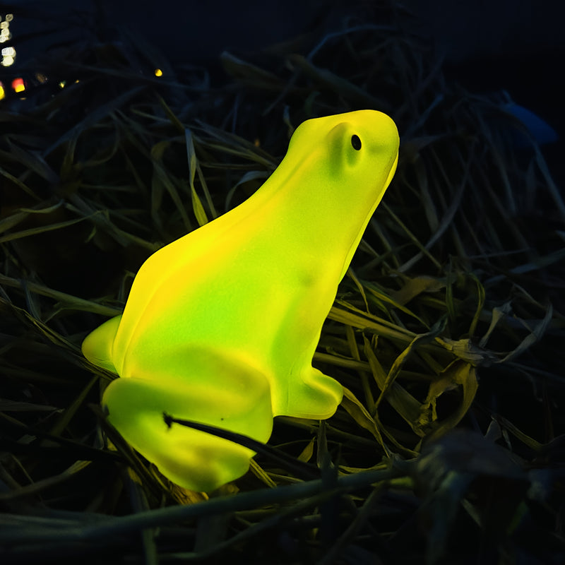 6 unidades de luces de sendero solares de rana verde - Impermeables, clasificación IP65, decoración de jardín eficiente en energía con luz suave, ideal para hogar, césped y decoraciones de vacaciones, regalo perfecto para el Día de la Madre, mujeres y ab