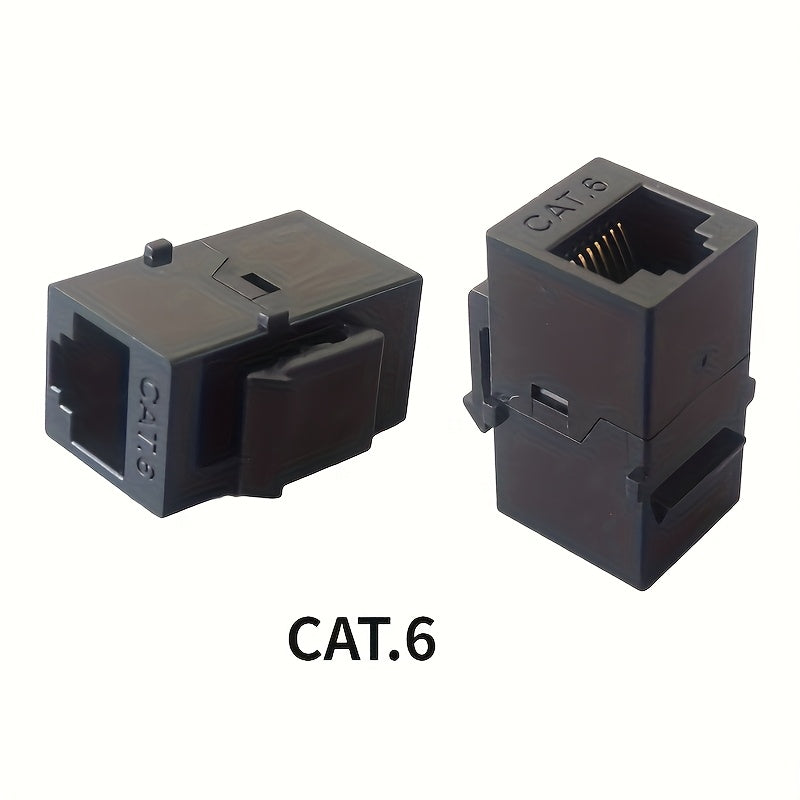 20pcs Adaptadores de Red Ethernet RJ45 CAT6 - Alta Velocidad 1Gbps, Macho a Macho , 100Mhz 10Mbps por Par, Cables Cat6 Duraderos para Oficina en Casa y Servidor Gaming, Instalación Fácil Sin Necesidad de Energía, Conectividad Inteligente, Construcción Ro