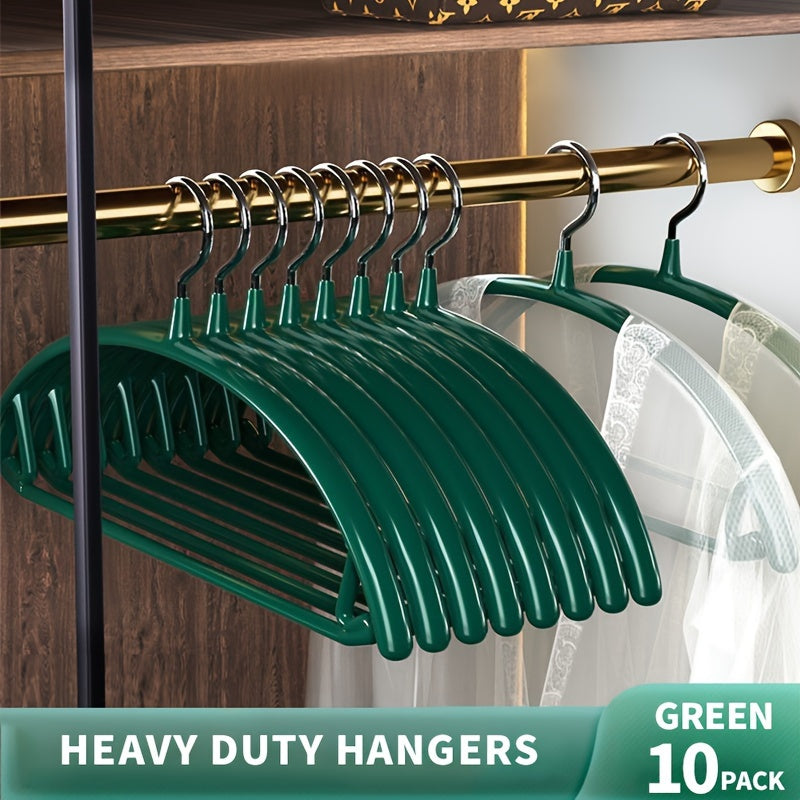 20/10 uds Perchas de metal para ropa, Percheros sin rastro, Perchas resistentes para abrigos de alta resistencia, Perchas para el hogar Almacenamiento y organización de secado de ropa para dormitorio, baño, hogar
